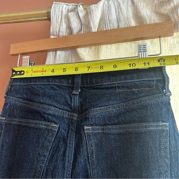 J. Crew‎ High-rise ‘96 Flare Jeans With Button Fly Dark Wash Bootcut NEW Size 24 - Picture 8 of 10